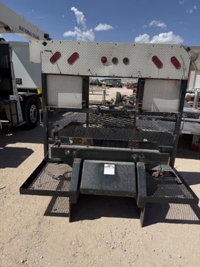 7W X 6H HD STEEL HEADACHE RACK F/ WINCH, HYDRAULIC TANK, & VALVE