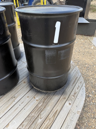 (3) 55 gallon drums of Triangular Ceramic Abrasive Polishing Tumbling Media. Approximately 700 lbs.