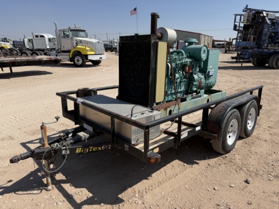2014 BIG TEX 12 X 6.5 T/A BUMPER PULL GENERATOR TRAILER