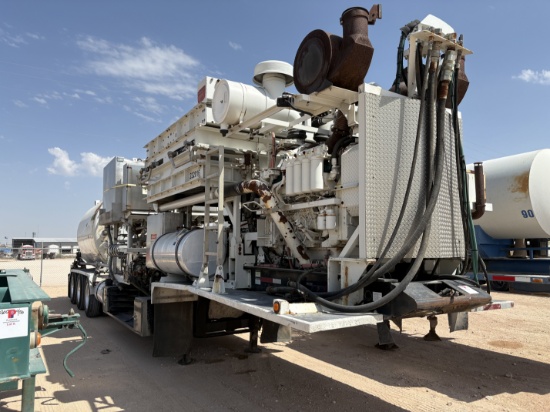 2005 Lornes 3-Axle Cs&P Quintaplex Nitrogen Pump Trailer