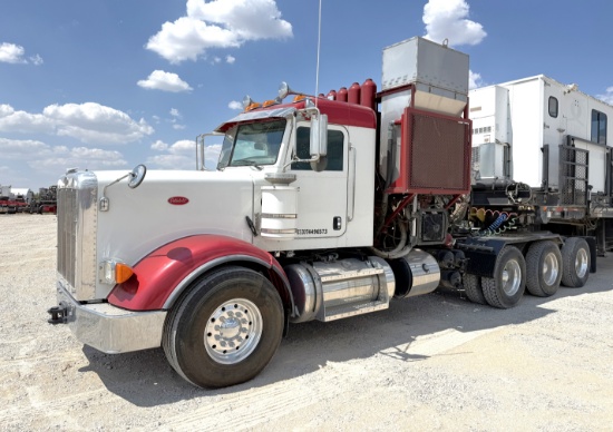 2012 Peterbilt 367 Tri-Drive Coiled Tubing Support Truck