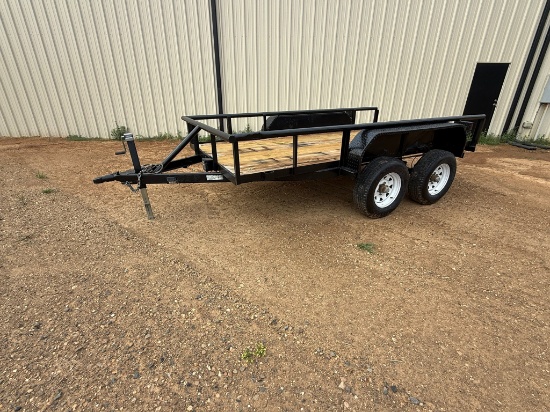 2014 TIGER TRAILERS 12' X 6' T/A BP UTILITY TRAILER