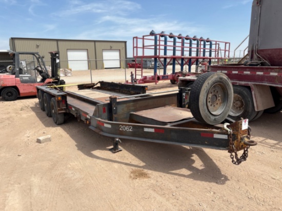 2008 BELSHE 21 X 90 3-AXLE BUMPER PULL EQUIPMENT TRAILER