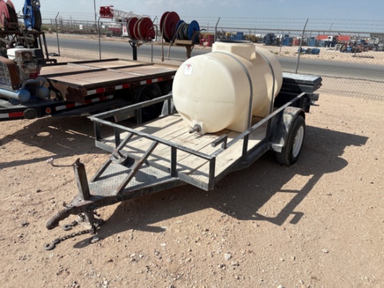 SHOPBUILT 10 x 5 s/a bumper pull utility trailer