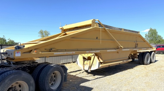 1982 LOAK 38x 96 T/A BELLY DUMP TRAILER