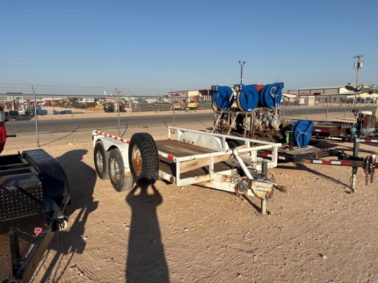 2005 TEXAS BRAGG 12 X 6.5 T/A BUMPER PULL UTILITY TRAILER