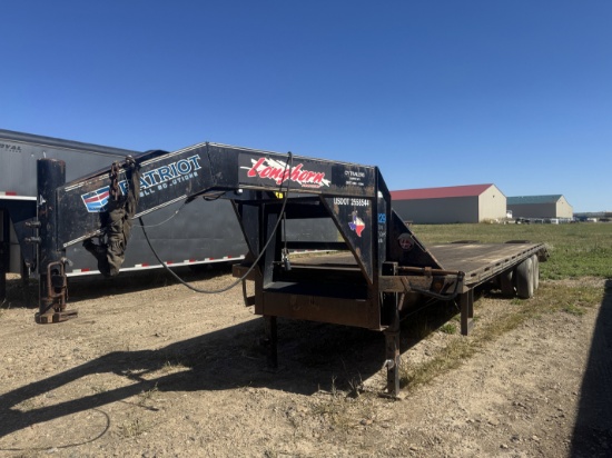 2017 Longhorn 30' Tandem Dual Wheel Gooseneck Trailer With DoveTail & Ramps