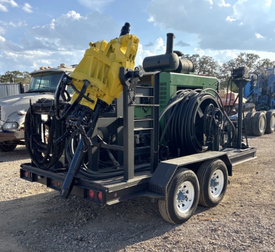 Bowen 3.5 120-Ton Power Swivel P/B John Deere 350-Hp Mtd. T/A Bp Trailer