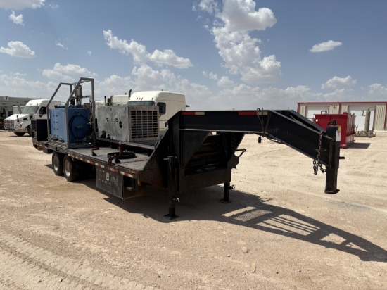 2008 TPHT STS 24 x 101 T/A GOOSENECK GREASE INJECTION TRAILER