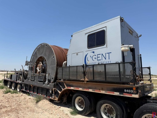 2012 Total Equipment And Service 15k 2 4-Axle Coil Tubing Trailer (Inoperable)