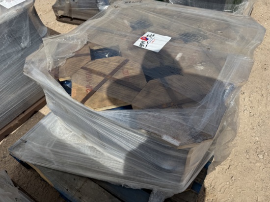 PALLET W/ (9) UNUSED 7-1/2 12P160 INT HRD PUMP LINERS