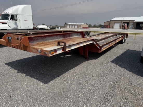 1980 Holden Drop Deck Equipment Trailer