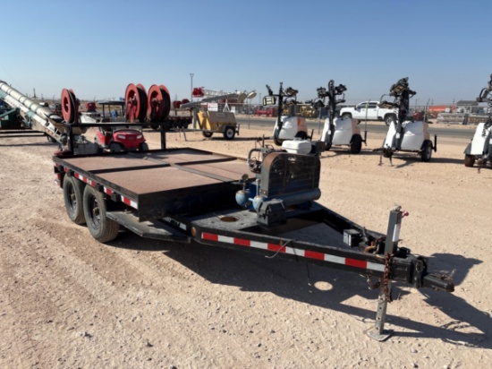 2018 SAGE OIL VAC 12 X 88 T/A BUMPER PULL LUBE TRAILER