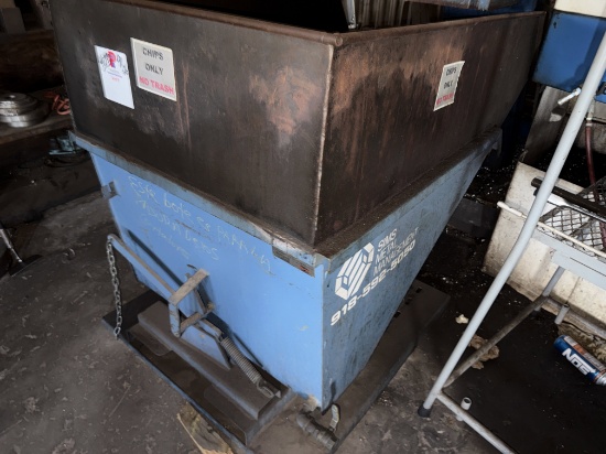 HIPPO HOPPER 3-4 CUYD SELF-DUMPING METAL HOPPER
