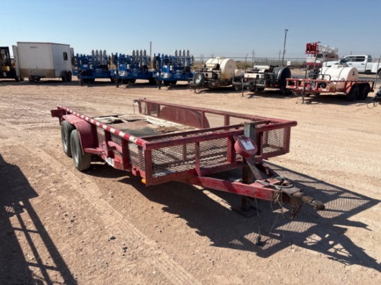 2012 C&M TRAILERS 16 X 6.5 T/A BUMPER PULL UTILITY TRAILER