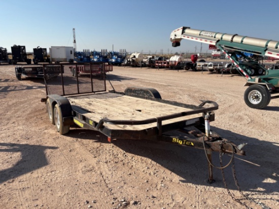 2001 BIG TEX 16 X 83 T/A BUMPER PULL UTILITY TRAILER