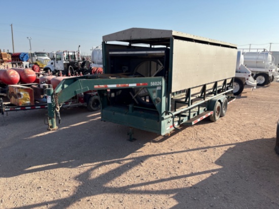 2011 R&D 20 X 7 T/A GOOSENECK COOL DOWN TRAILER