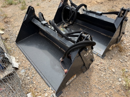 Unused 4-Way Mini Skid steer bucket