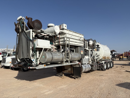 2005 Lornes 3-Axle Cs&P Quintaplex Nitrogen Pump Trailer