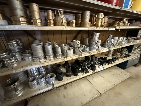 3rd Shelf W/ (30+) 2 Thru 4 Alum Camlock Fittings