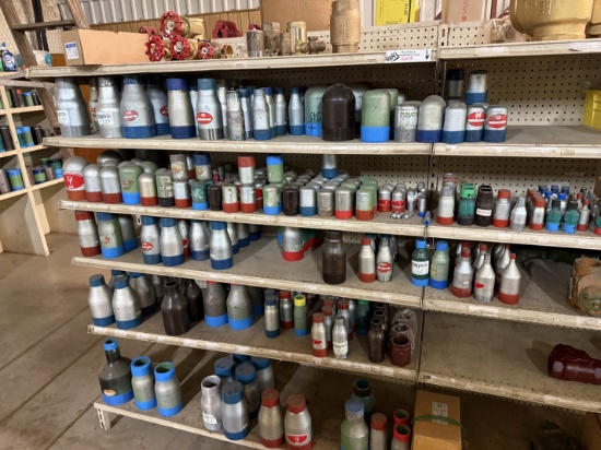Section Of (150+) Heavy Wall 1/2 Thru 6 Pipe Swages, & (7) Brass Gate Valves & Check Valves