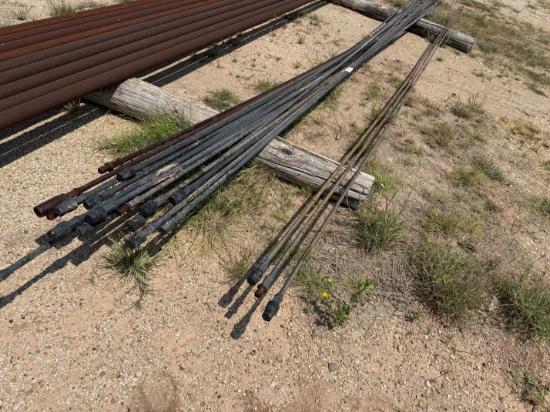 LOT W/ (16-JTS) of (UNUSED) 7/8 & (3-JTS) 3/4 SUCKER RODS