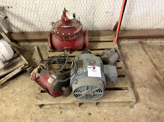 Kimray 6 BACK PRESSURE REGULATOR w/ (3) BALDOR electric motors