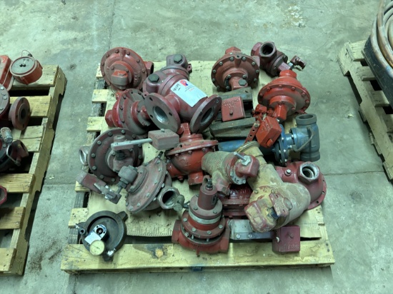 Pallet of (15) assorted Kimray 2 & 3 ball & check valves