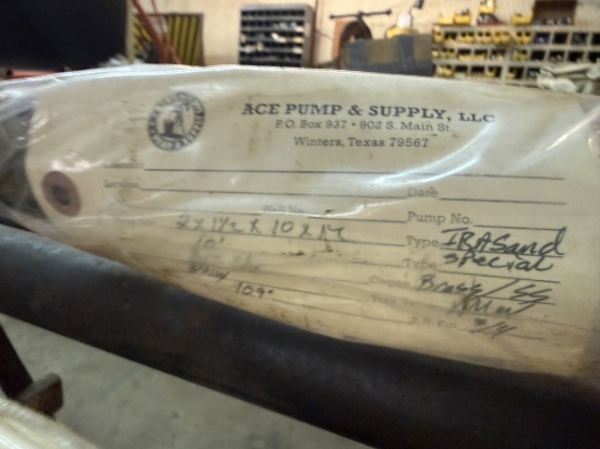 2 x 1-1/2 x 10 sand spec. BRZ BBL DOWNHOLE PUMP