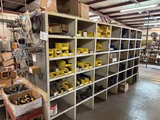14 x 2 x 7 42-BIN WOOD PARTS SHELF