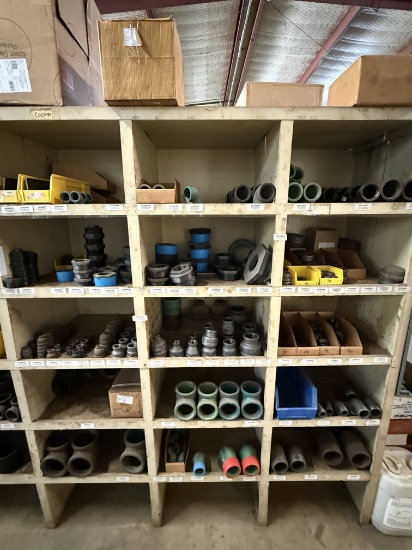 Section Of (100+) Std Pipe Bushings, Reducers, Tees, Etc. , Some Coated