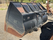 CAT PART # 345-2768 5.5-CU.YD. 106" BUCKET BUILT QUICK COUPLER READY FITS WHEEL LOADERS