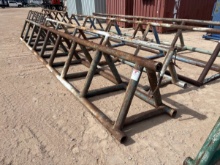 (2x$) 28 x 36 triangle pipe racks