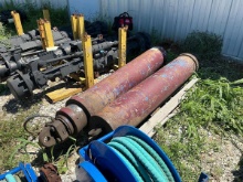 Hydraulic Mast Raising cylinders x2. Off RG Petro Drilling Rig