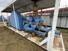 IDECO MM550 7-1/4 x 15 3,120-PSI DUPLEX MUD PUMP, SKIDDED 35L x12W x 12H
