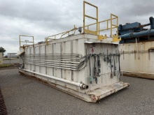 25x8x6.5 Crimped Steel 2 comp. Mixing Tank