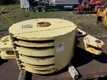AMERICAN BLOCK / SJ PERTO MODEL YC250 1-1/4 5-SHEAVE DEADLINE ANCHOR BLOCK