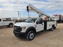 2021 FORD F-550 SUPER DUTY SINGLE CAB BUCKET TRUCK