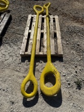 (2) 350 Ton 108" x 2-3/4" Elevator Bales