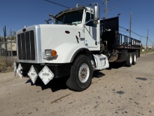 2015 PETERBILT 365 T/A FLATBED FLUID PUMP TRUCK
