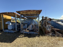 OILWELL M-3000 3-SECTION DRAWWORKS COMPLETE W/ ELMAGCO 7838 BRAKE, SKIDDED
