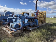 CONTINENTAL EMSCO F-800 TRIPLEX MUD PUMP P/B CATERPILLAR D398 ENGINE