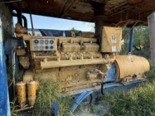 CATERPILLAR D398 600-KW GENERATOR SET SKIDDED