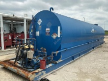 15,000 gallon Fuel tank, skidded