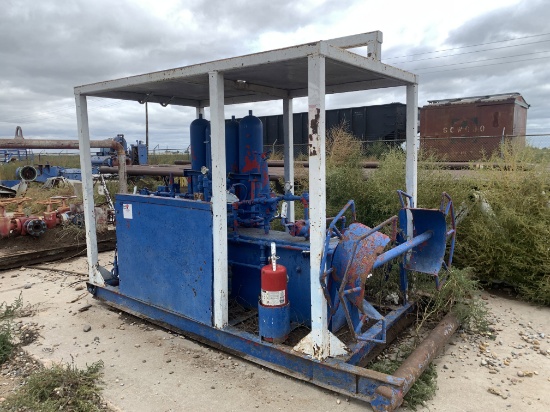 4-STATION ACCUMULATOR CLOSING UNIT, SKIDDED