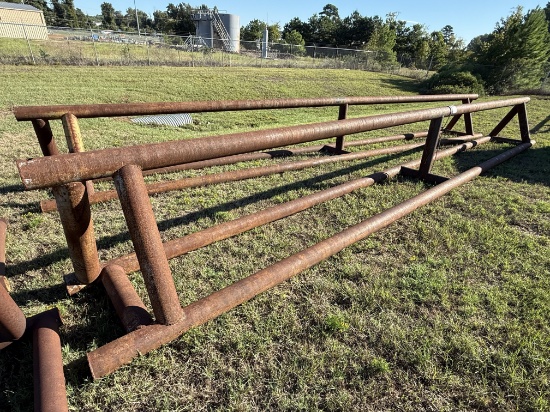 (2 X $) 30 X 42 TRIANGLE PIPE RACKS