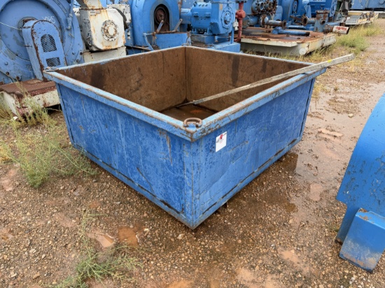 7x7x40h Steel Junk Basket