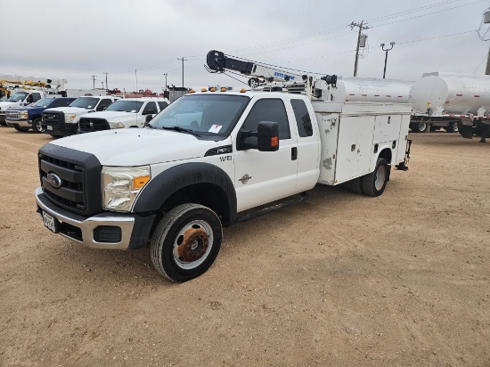 2016 FORD F-550 SUPER DUTY EXTENDED CAB MECHANICS TRUCK
