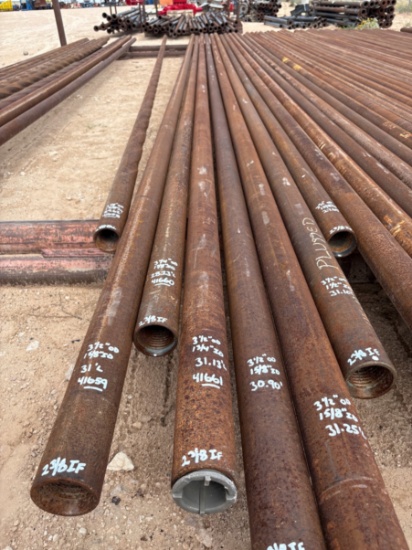 3-1/2OD X 1-3/4ID X 31.13L SLICK DRILL COLLAR W/ 2-3/8IF CONNECTIONS