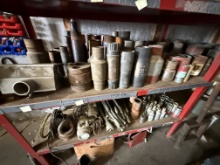 11L x 2.6W x 5H STEEL SHELVING UNIT W/ CONTENTS
